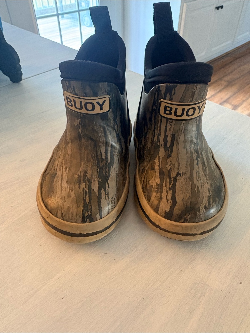 Kids Brown Camouflage Waterproof Rain & Snow Boots